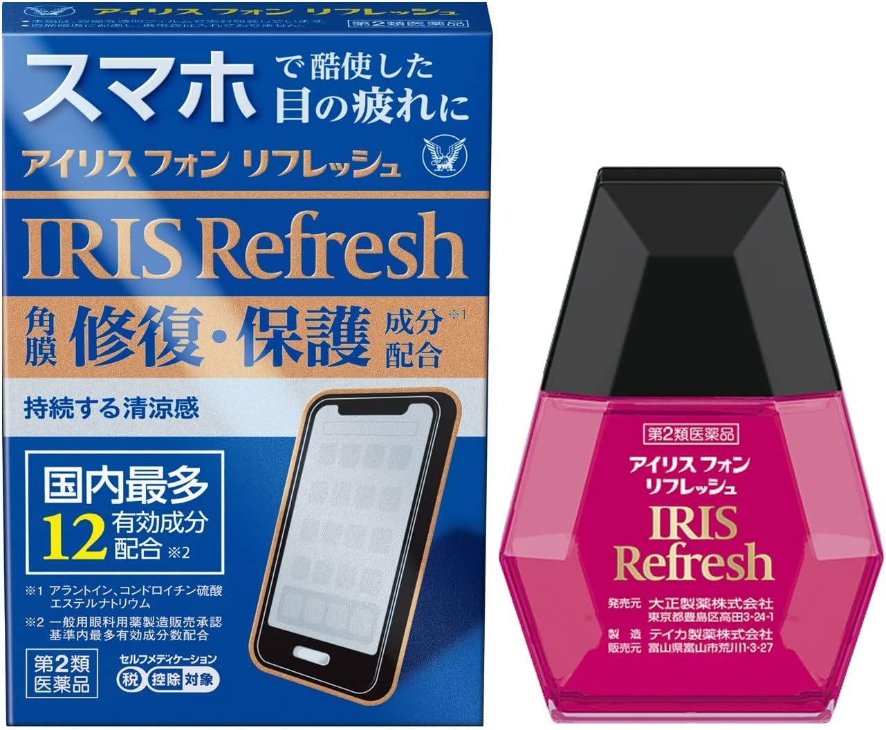 Iris Phone Refresh Eye Drops 12 mL