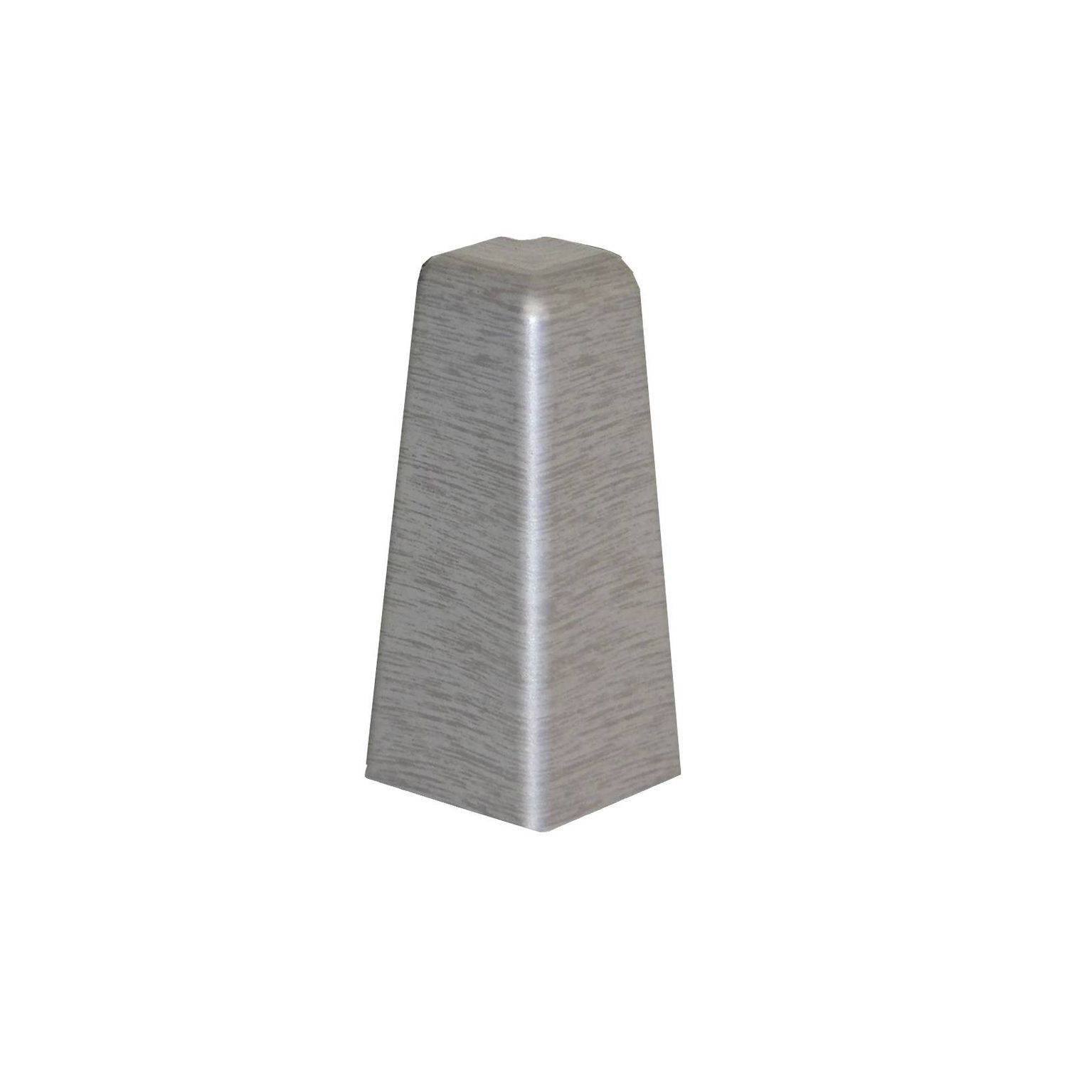 Außenecke die farblich an gebürsteten Edelstahl erinnert