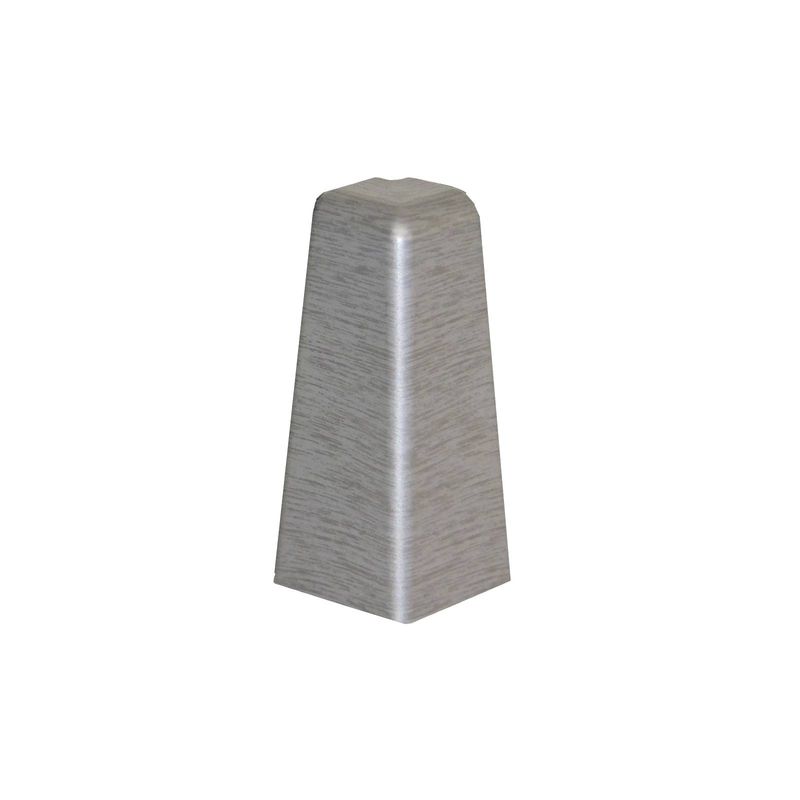 Außenecke die farblich an gebürsteten Edelstahl erinnert