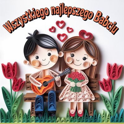 Dzień Babci - kwadrat. Darmowa dostawa.*