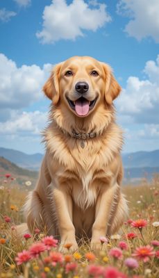 Międzynarodowy dzień Golden Retrievera - orientacja pionowa. Darmowa dostawa.*