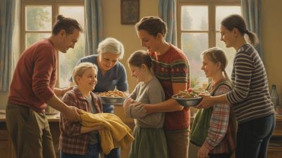 Międzynarodowy Dzień Pomocy Potrzebującym - orientacja pozioma. Darmowa dostawa.*