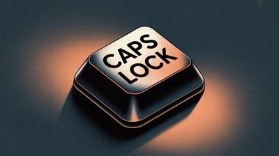 Dzień Caps Locka - orientacja pozioma. Darmowa dostawa.*