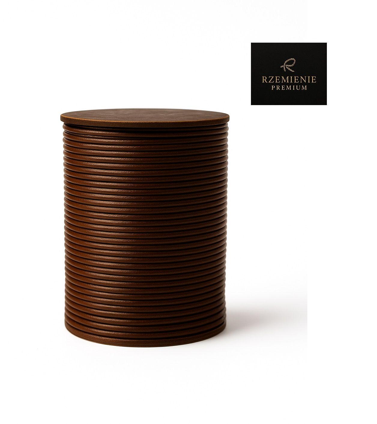 Rzemień Jubilerski okrągły brązowy 1mm klasa PREMIUM