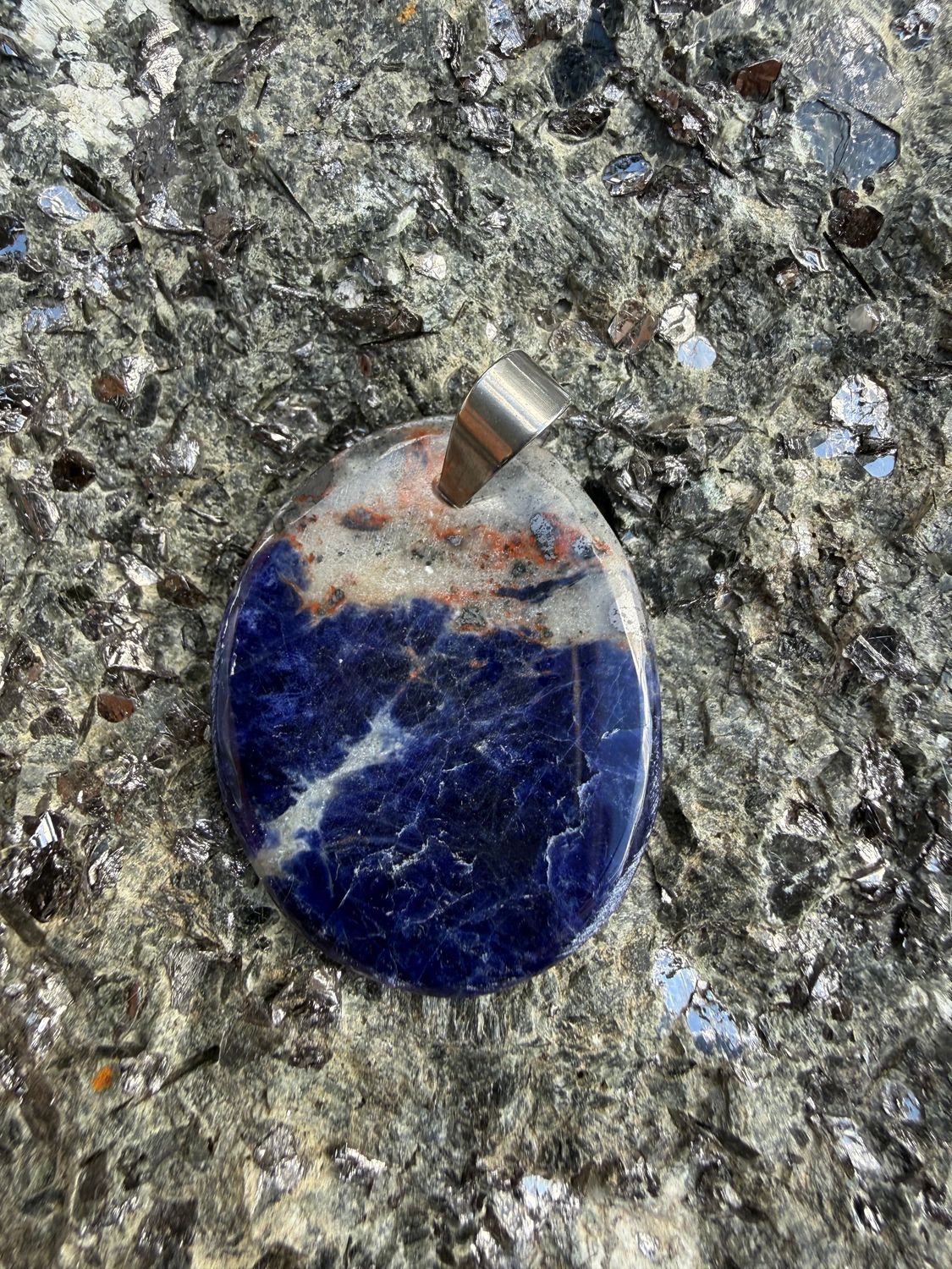 Sunset Sodalite Pendant