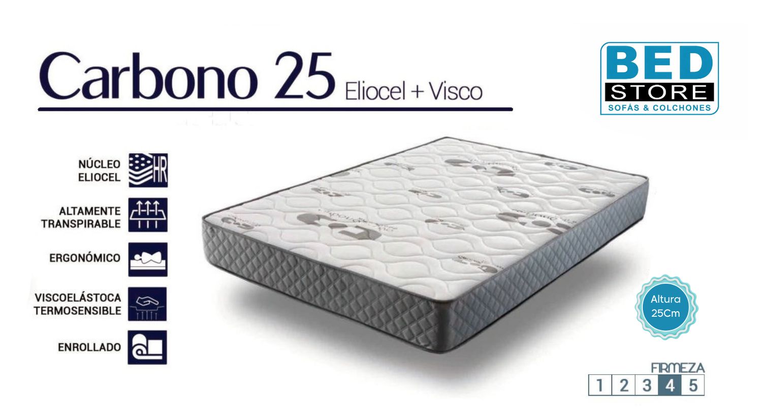 Colchón Carbono 25