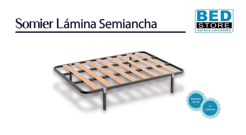Somier Lámina Semiancha Somier Lámina Semiancha