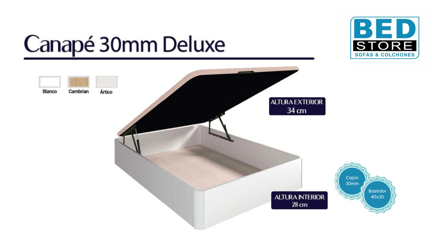 Canapé 30mm Deluxe