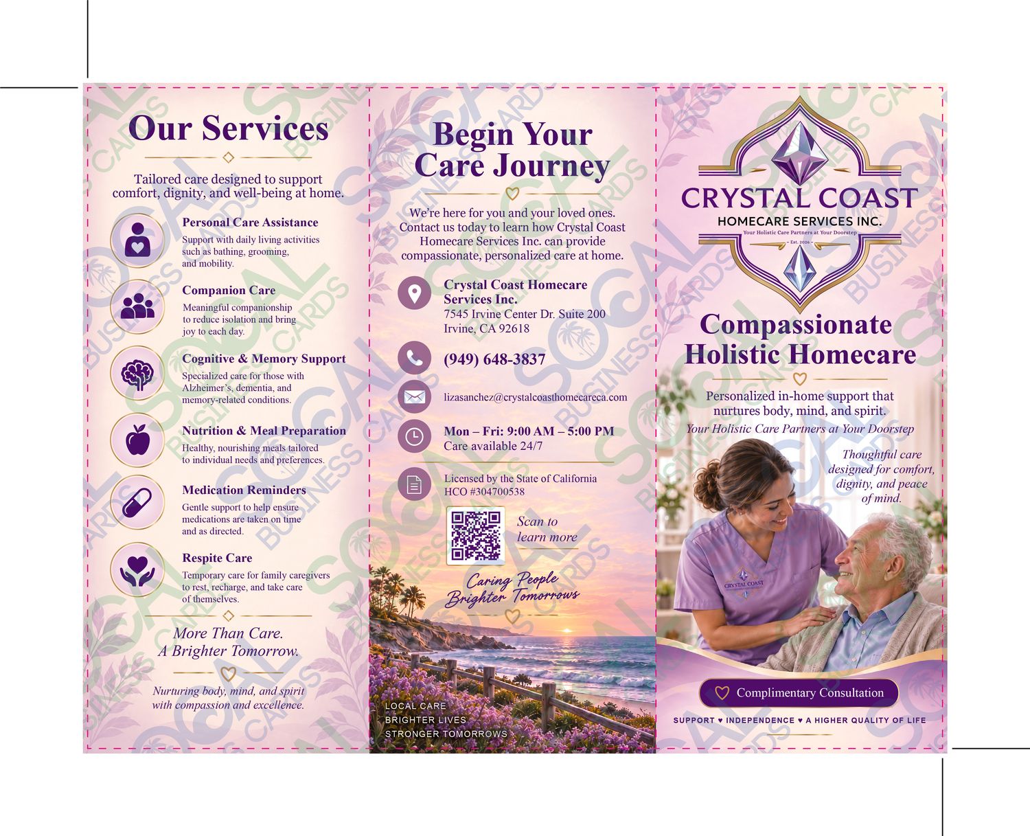 Custom Order - Crystal Coast Brochures