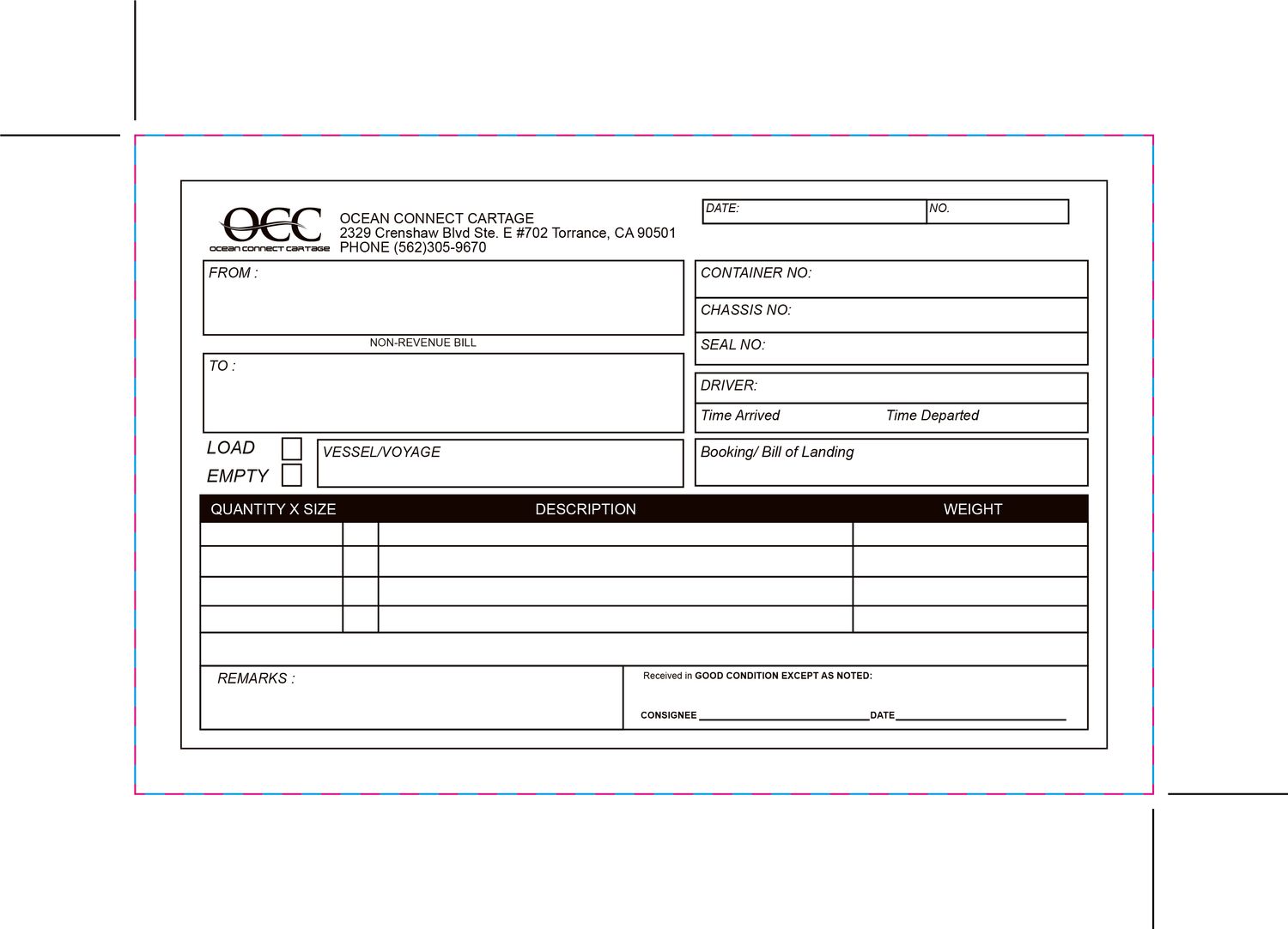 Custom Order - OCC