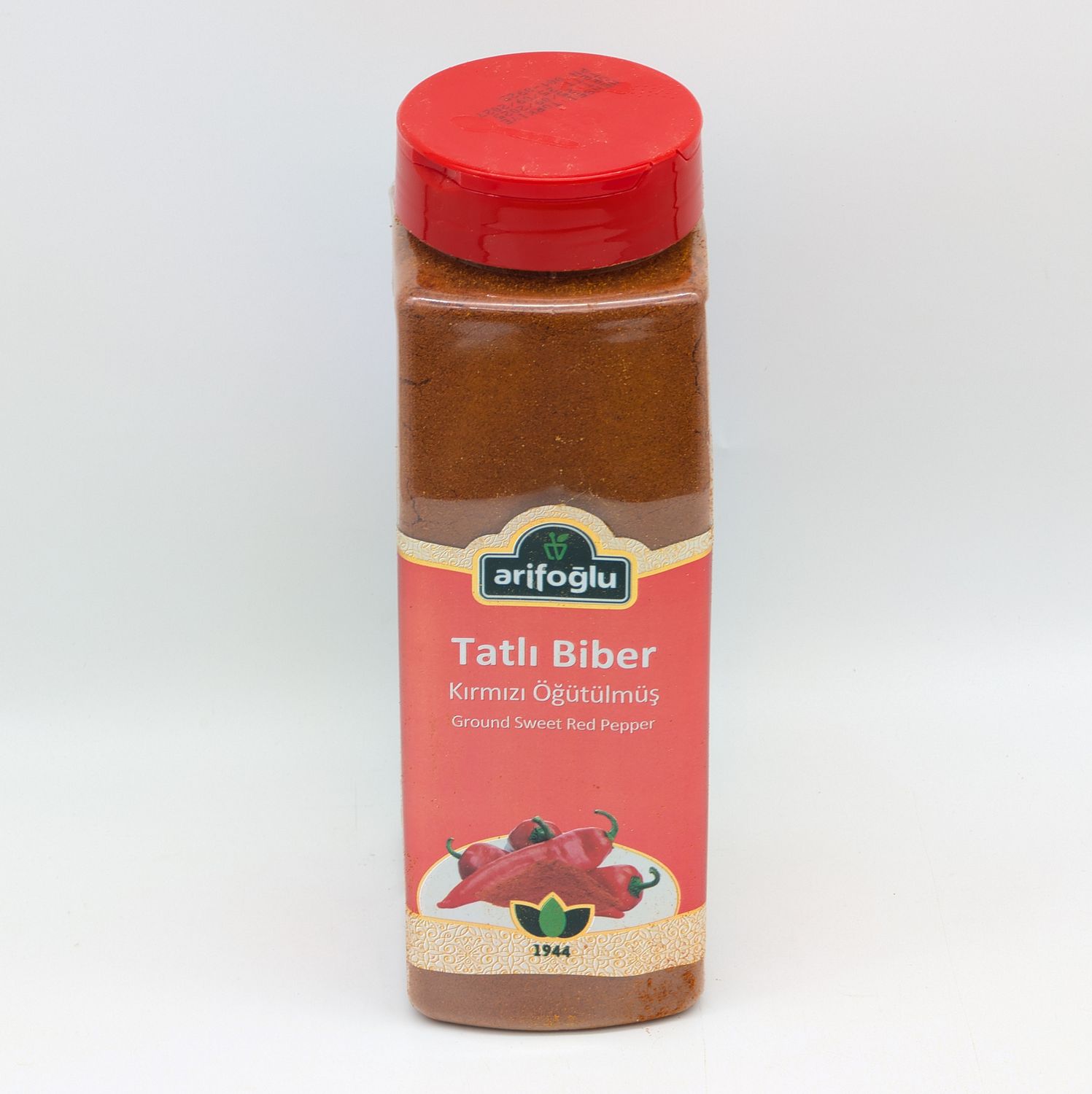 ARIFOGLU Ground Sweet Red Pepper - Tatli Kirmizi Biber Ogurtulmus 600g