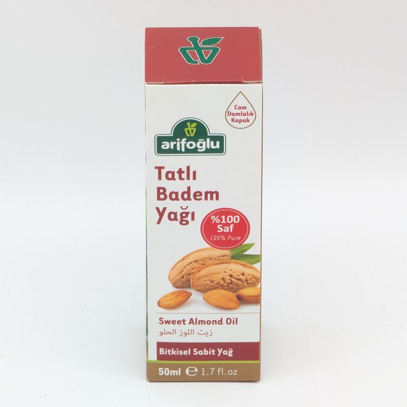 ARIFOGLU Sweet Almond Oil - Tatli Badem Yagi 50mL