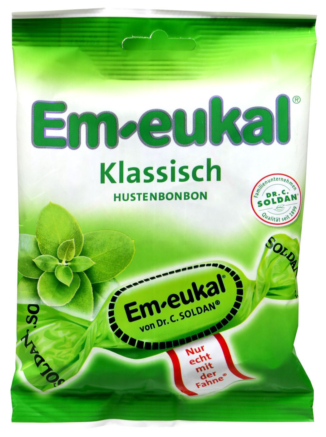 Em-Eukal klassisch, Em-eukal經典潤喉糖。75 g