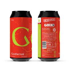 Neon Raptor (UK) - Geothermal // Pastry Sour Myrtille, Fraise, Poire &amp; Noix de Coco Collab Gekko // 8% - Canette 44cl