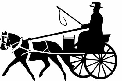 Carriage Driving Mini Decal- Collar