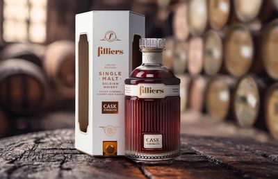 Filliers Cask Strength Belgian Single Malt Whisky (Batch N°002) 1st Fill PX Sherry Cask 58.5 "OB"
