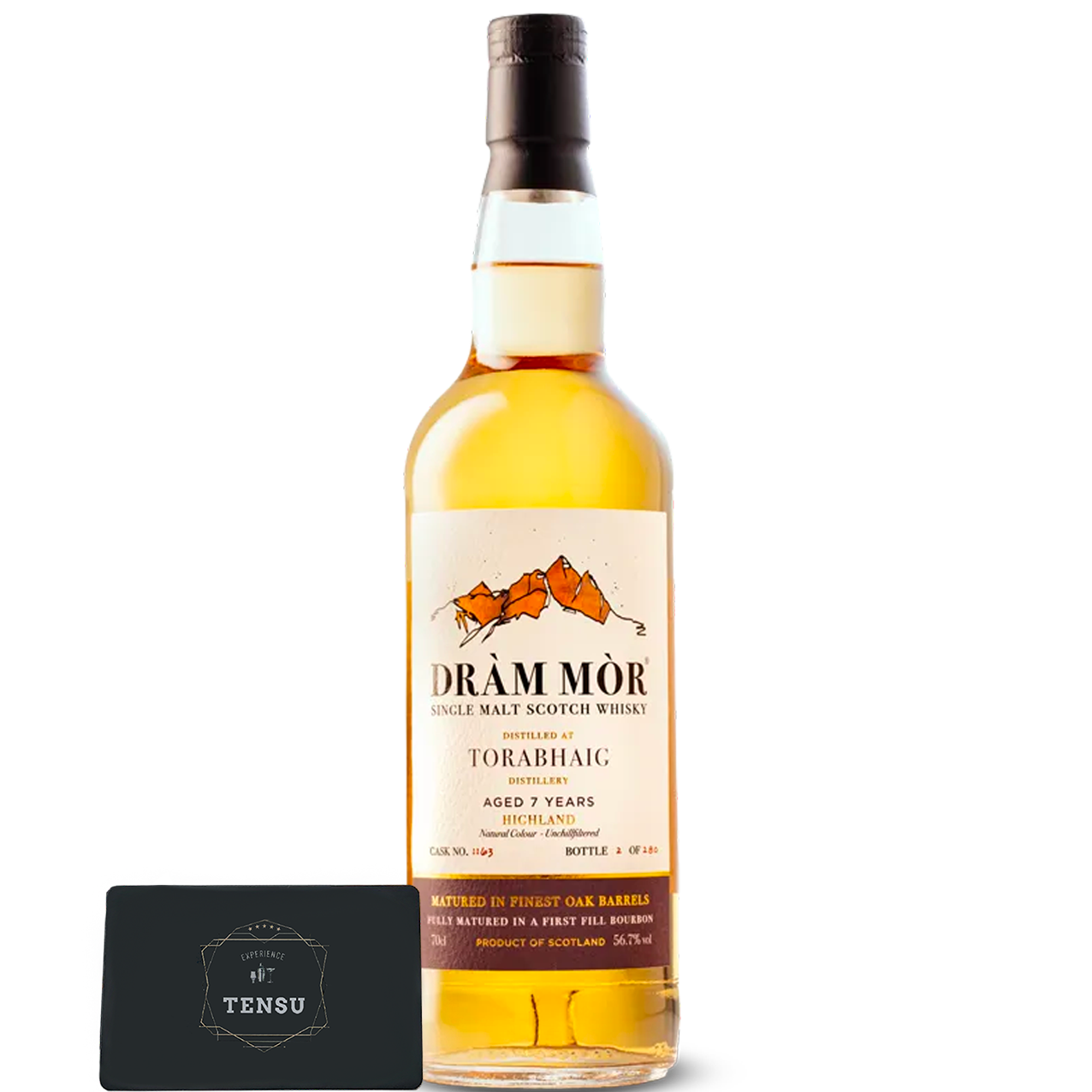 Torabhaig 7Y (2018-2026) Fully Matured 1st Fill Bourbon Barrel 56.7 SC "Dram Mor"