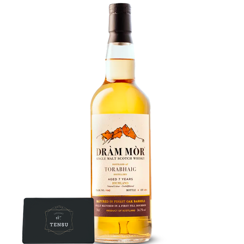 Torabhaig 7Y (2018-2026) Fully Matured 1st Fill Bourbon Barrel 56.7 SC "Dram Mor"