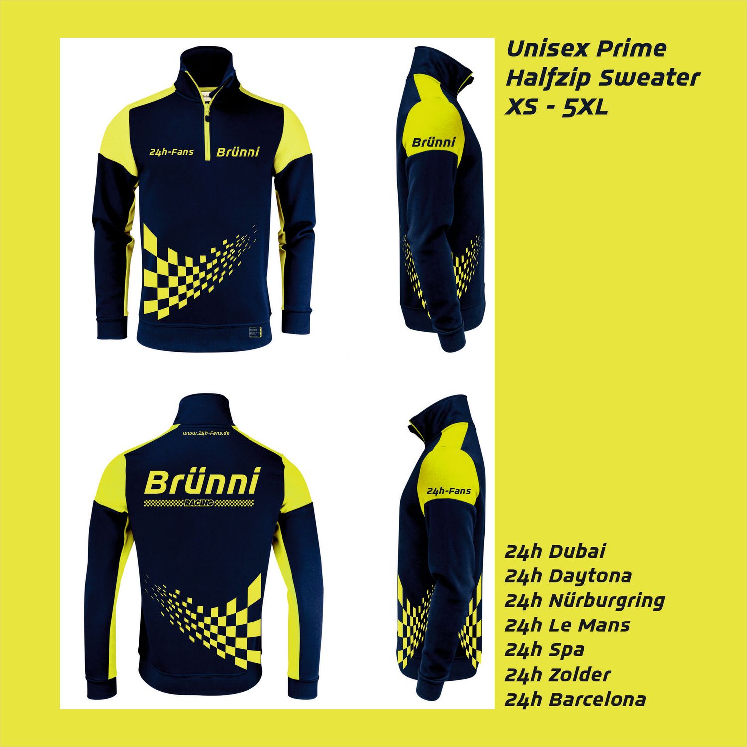 Halfzip Sweater "UNISEX"