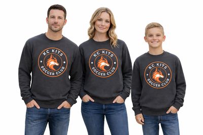 KC Kits Youth Unisex Crest Crewneck