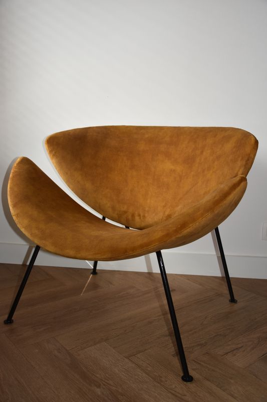 Artifort Design armchair, Pierre Paulien Orange Slice (model F437), 1960