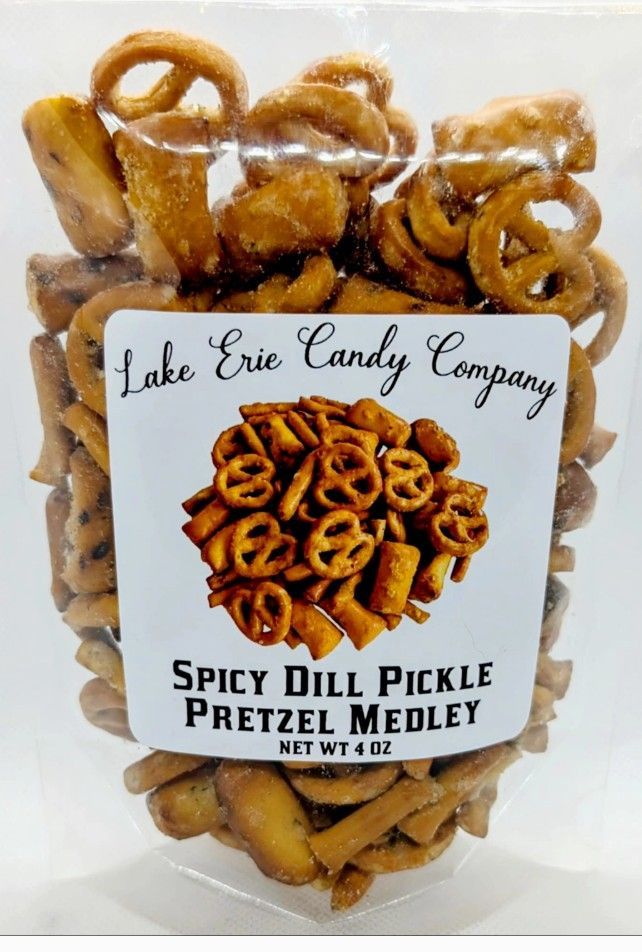 Spicy Dill Pickle Pretzel Medley
