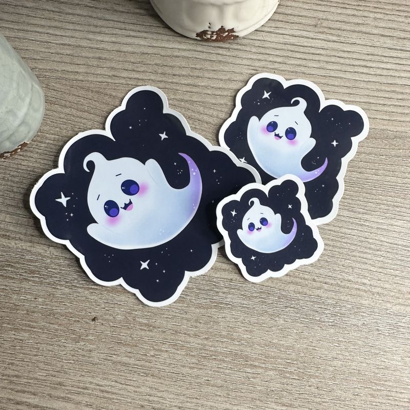 Kawaii Ghost 03 Sticker