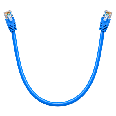 AICO Cat6+ RJ45 Ethernet Patch Cord – 0.5m – Blue