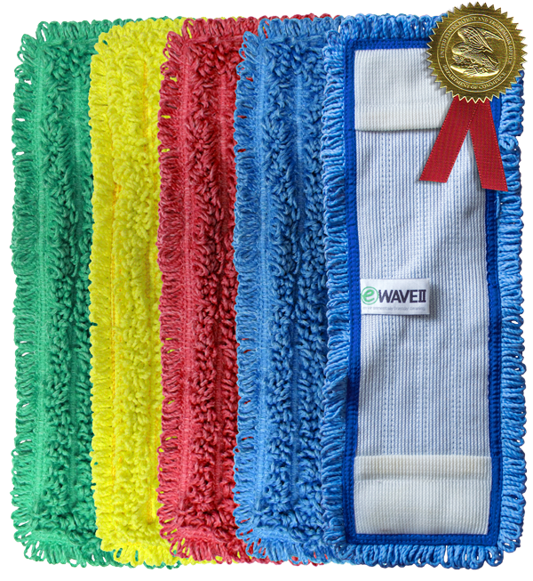 Microfiber Mesh POCKET Flat Mop - 18"