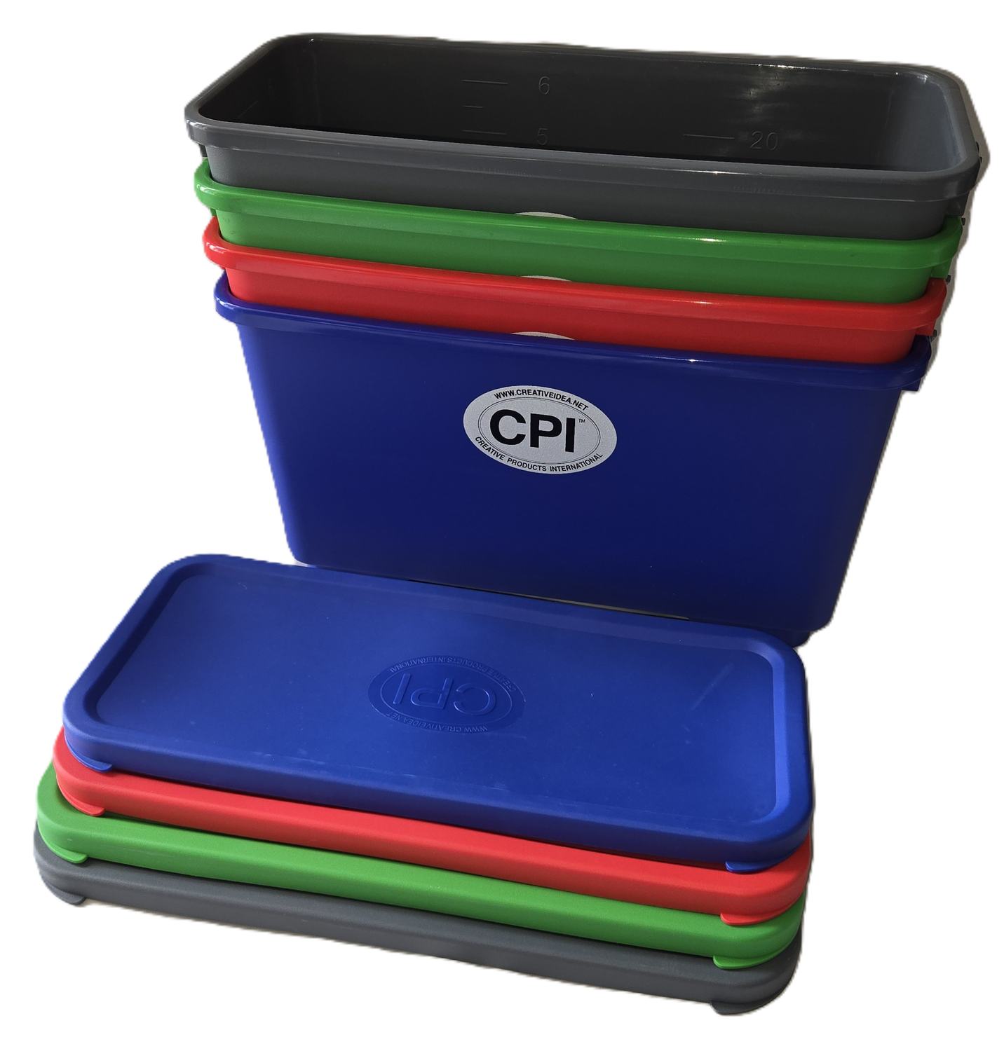 Bucket 6 gallon - fits 18" Flat Mops