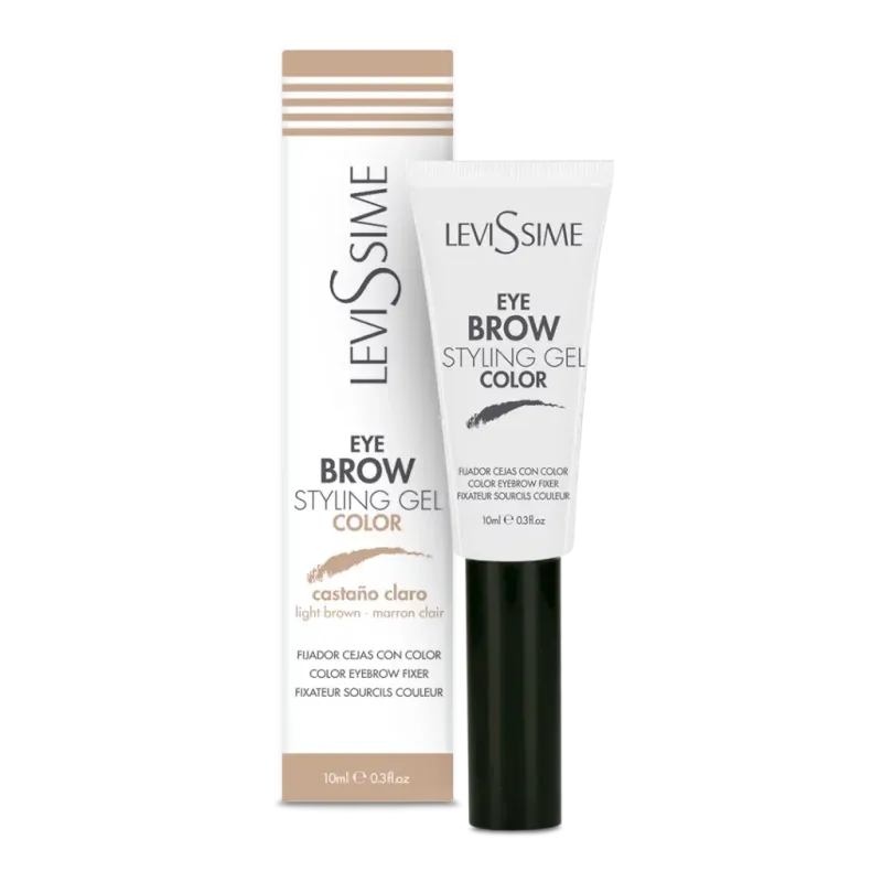 Máscara De Color En Gel Fijadora Para Cejas (Castaño Claro)