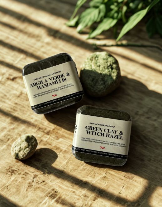 Green Clay Facial Soap, 70g