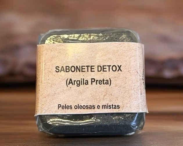 Detox Black Clay Facial Soap, 70g