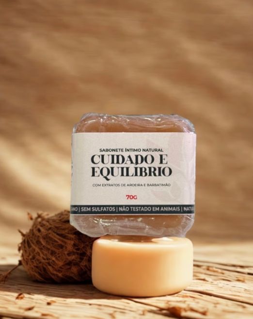 Intimate Soap with Barbatimão and Aroeira, 70g (pH balanced)