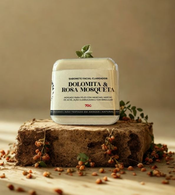 Dolomite and Rosehip Oil Facial Soap, 70g