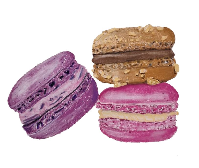 Macarons met logo