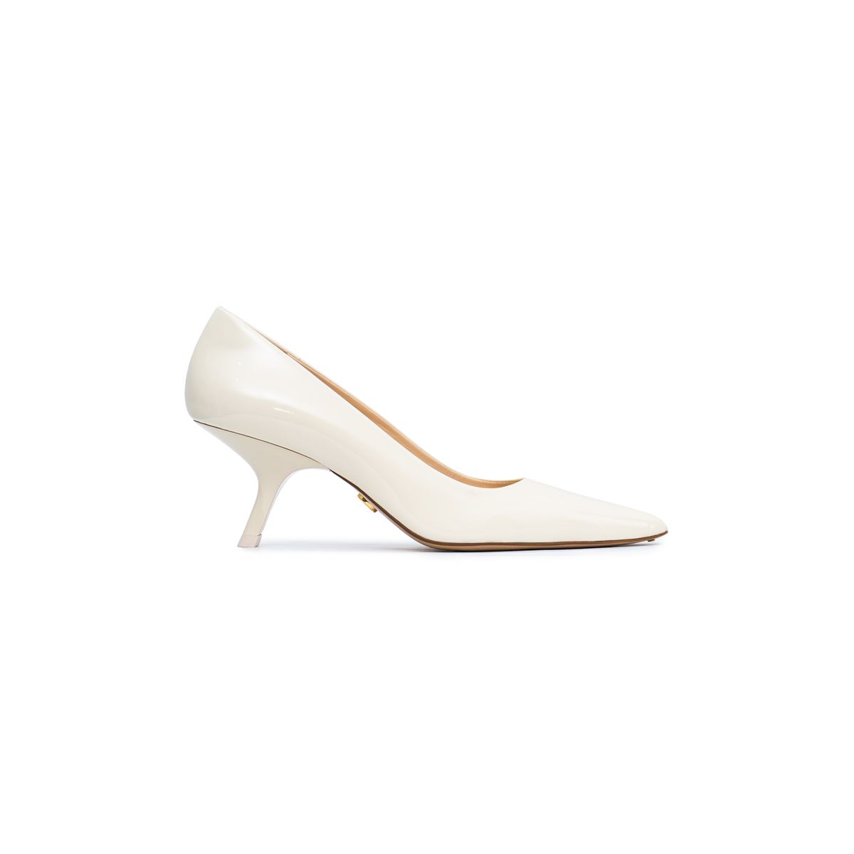 Genova Scarpin Off-White Leather