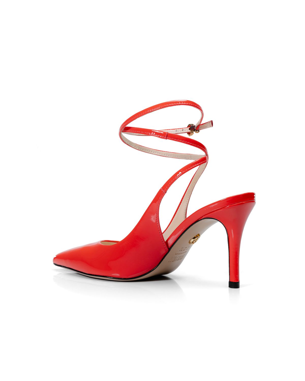 London Slingback Red Leather