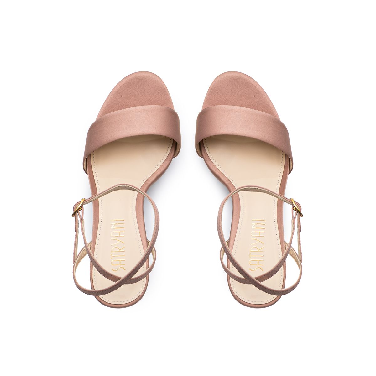 Tokyo Sandal Nude Satin
