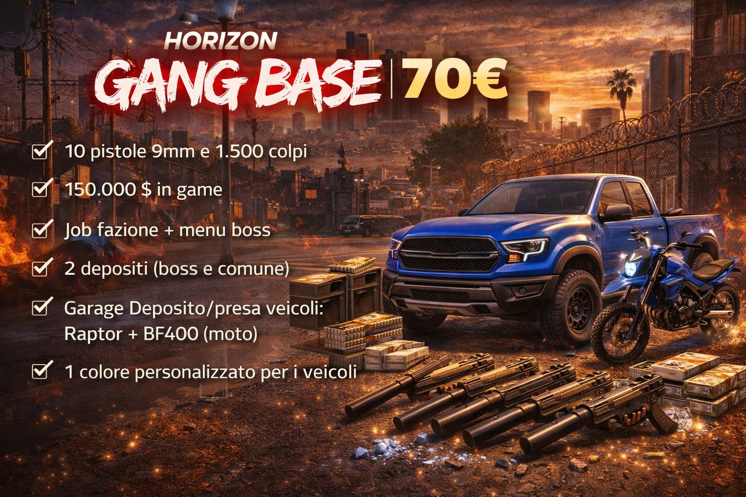 HORIZON PACK "GANG BASE"