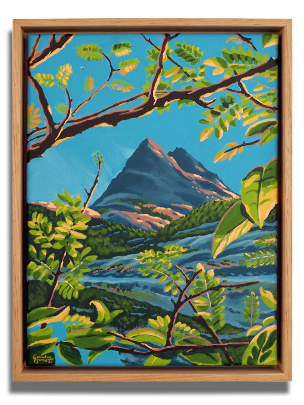 "Åpenbaring" - Original painting with frame