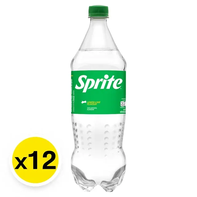 สไปรท์ เครื่องดื่มน้ำอัดลม กลิ่นเลมอนไลม์ 1.25 ล. x 12