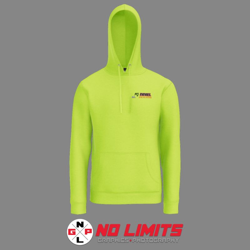 DOUBLE SIDED RJ IMMEL EXCAVATING DISTRICT HOODIE