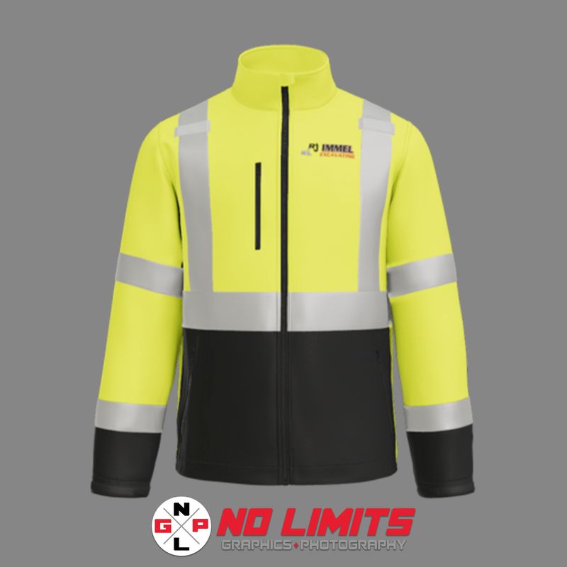 RJ IMMEL EXCAVATING CLASS 3 SOFT SHELL JACKET