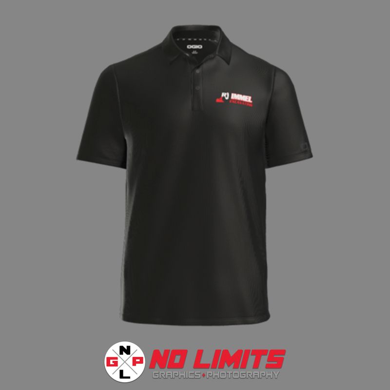 EMBROIDERED RJ IMMEL EXCAVATING OGIO ENVISION POLO