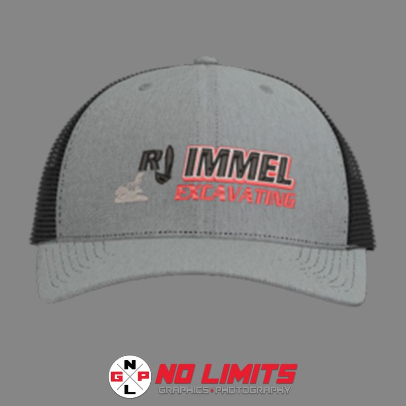 EMBROIDERED RJ IMMEL EXCAVATING RICHARDSON 112