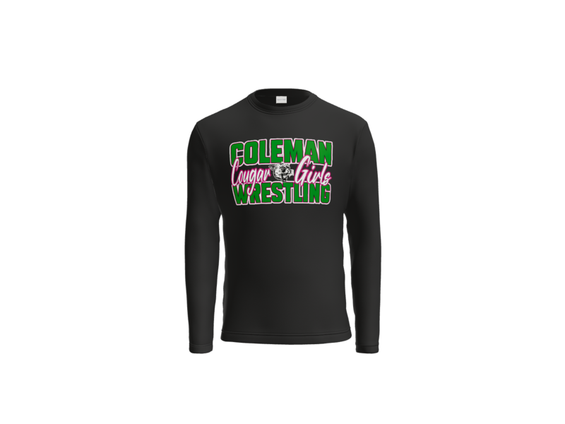 Coleman Girls Wrestling Poly Long Sleeve
