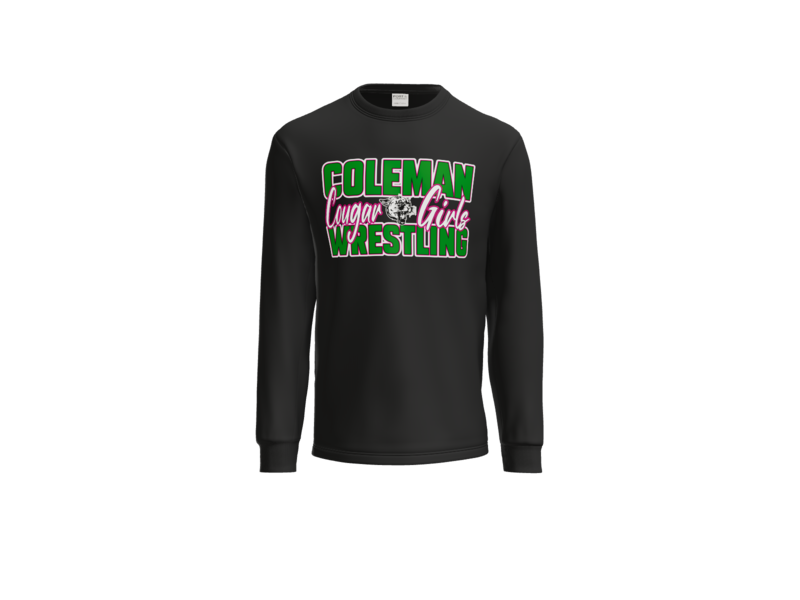 Coleman Girls Wrestling Cotton Long Sleeve