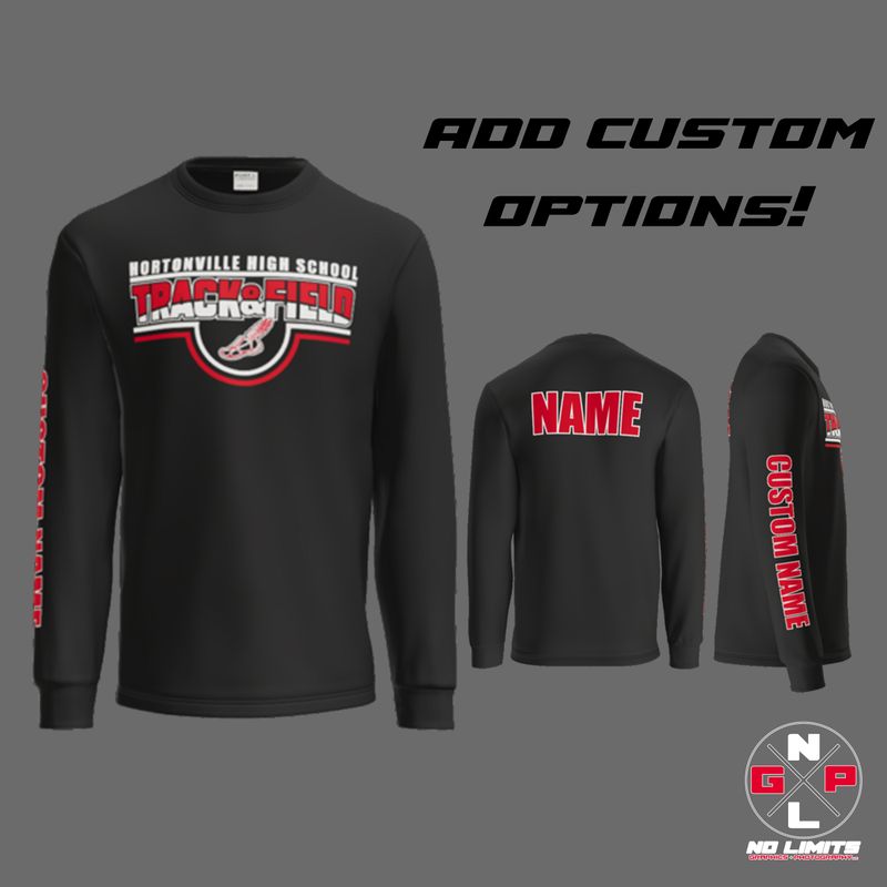 HHS Track and Field DUAL Cotton Long Sleeve