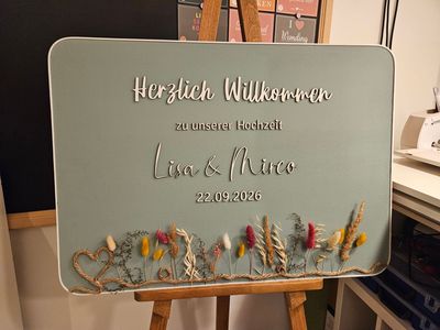 Willkommenstafeln & Co